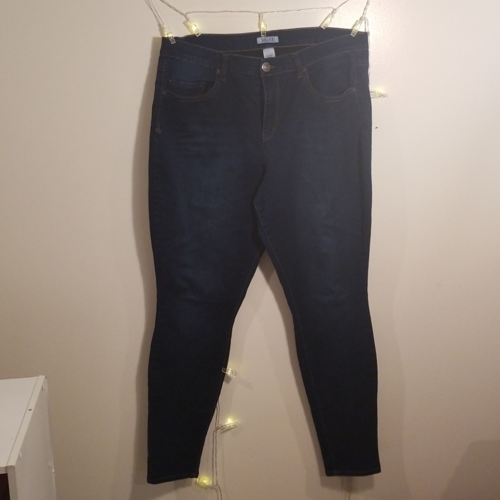 MUDD juniors size 17 dark blue skinny